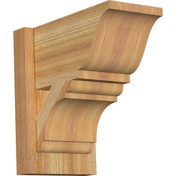 Ekena Millwork Olympic Traditional Rough Sawn Outlooker, Western Red Cedar, 8"W x 14"D x 14"H OUT08X14X14OLY01RWR - main